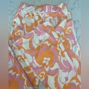 Colorful flare pants